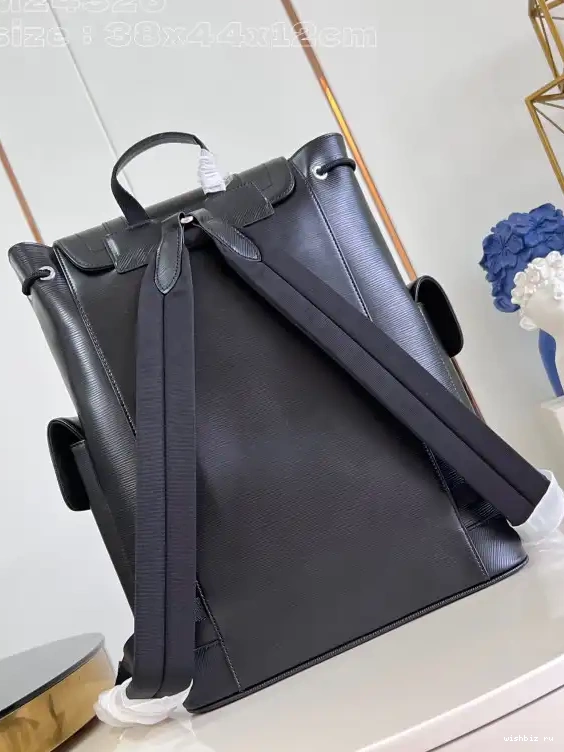 WIS Backpack MM-38*44*12.5CM Louis Christopher Vuitton 0323